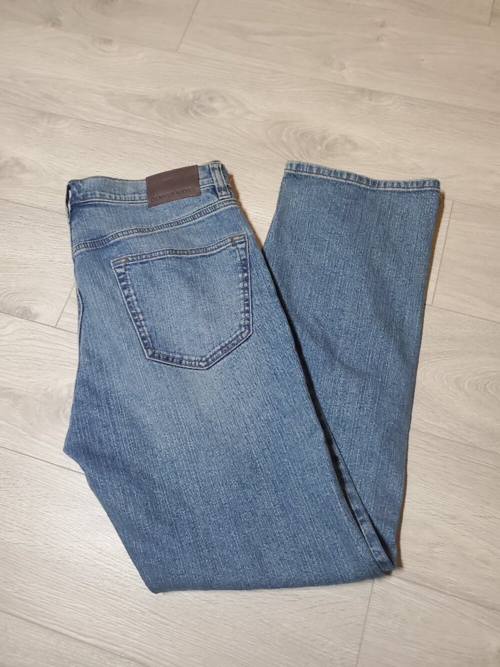 Denver Hayes Men's Value Stretch Straight Fit Jeans